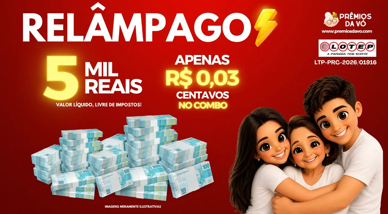 R$ 5 MIL REAIS 😱 POR R$ 0,03 CENTAVOS NO COMBO