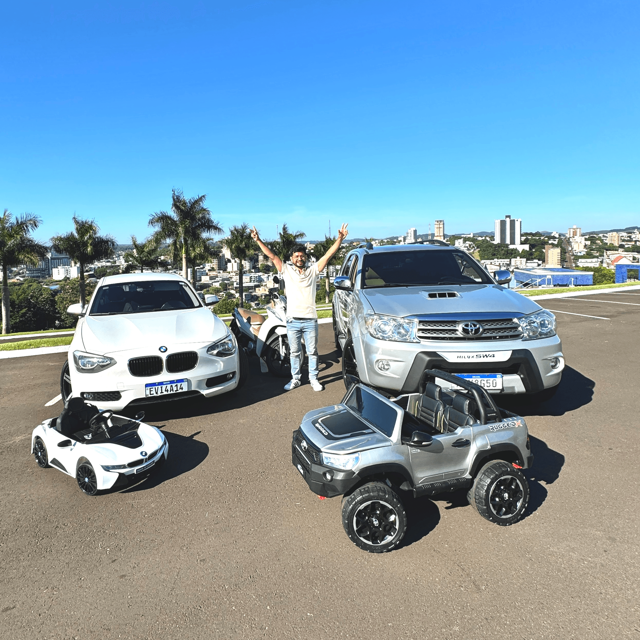 KIT EM DOBRO: HILUX SW4 & BMW 116i 1.6t